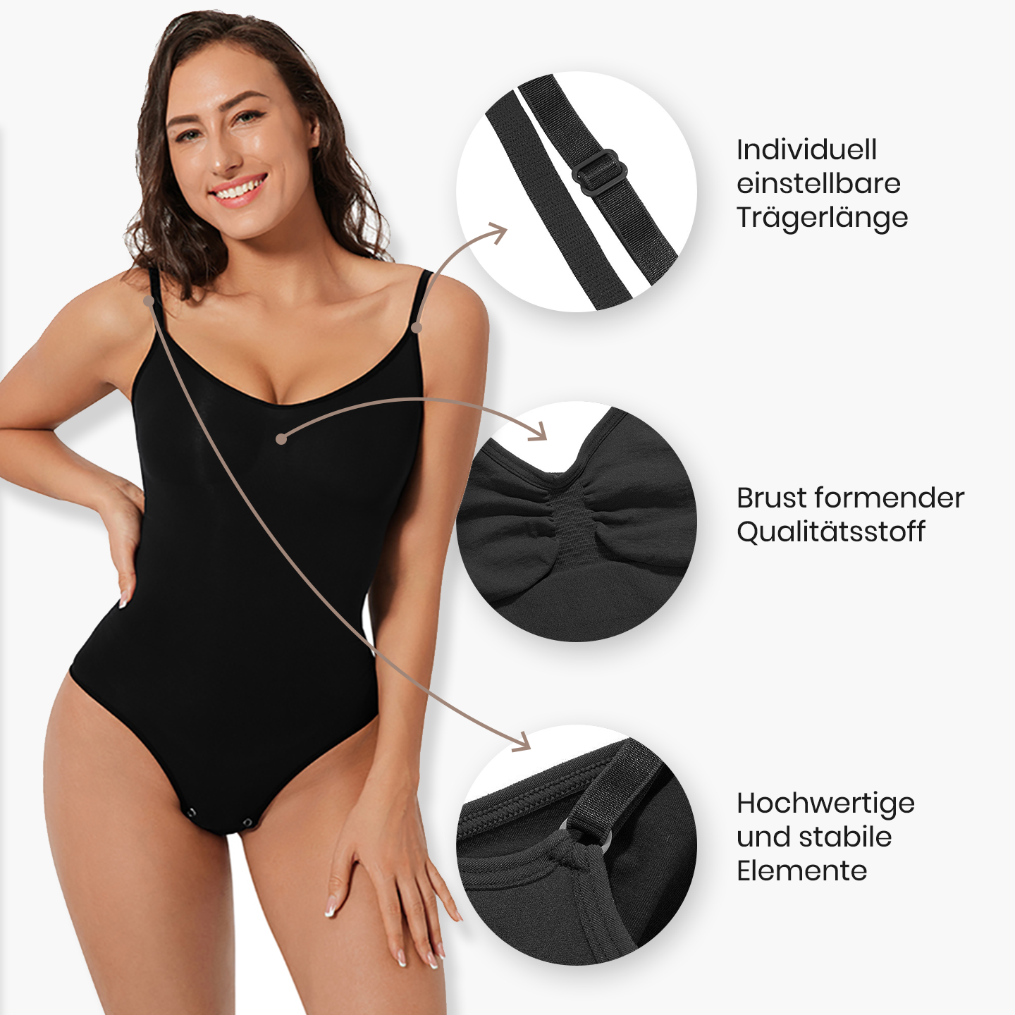 Nadia | Bodysuit Shapewear 1+1 Gratis